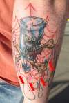 Odd Job's Mr. Piston tattoo
