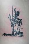Picaso's Don Quixote tattoo