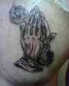 praying hands tattoo