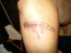 Free Hand  Cut tattoo