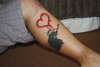 Banksy Tattoo (love rat)