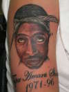 tupac portrait tattoo