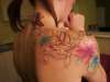 Flowers, Butterfly's, Swirls (1) tattoo
