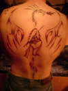 Tribal Dragon tattoo