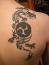 Tribal Dragon tattoo