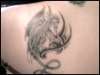 left twin dragon tattoo