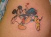 Mickey and Minnie tattoo
