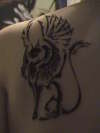 Winged Feline tattoo