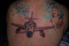 Airplanes back tattoo