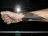 Angel Wing, Wrist tattoo