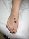 little stars tattoo