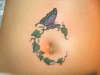 navel circle tattoo