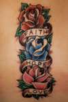 Faith Hope Love tattoo