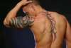back piece (moderation) tattoo