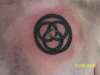 Tribal Circle tattoo