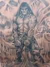 Conan Detail 1 tattoo