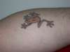 Frog tattoo