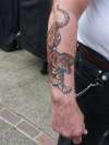 Tiger colored 3 tattoo