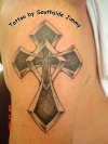 Bladed Cross tattoo