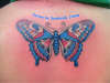 Patriotic Butterfly (Sailor Jerry) tattoo