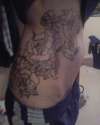 Side tat tattoo