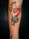 SAILOR JERRY PINUP tattoo