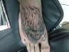 My foot SKULL tattoo