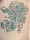 clovers for my family tattoo
