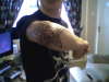 elbow tattoo star