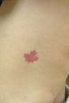 Canadian Maple Leaf tattoo