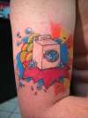 Washing machine tattoo