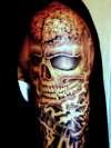 Skull and Brains tattoo