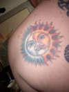 sun & moon tattoo