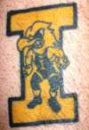 Herkey, Iowa Wrestling tattoo