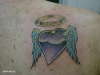 heart wings tattoo