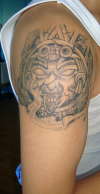 Aztec Calender tattoo