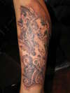 koi fish in progress tattoo