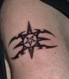 Black Metal Star tattoo