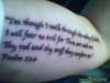 BIBLE VERSE tattoo