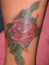 ROSE cover up tattoo