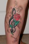 Rose in Harmony tattoo