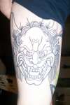 mask for jap sleeve tattoo