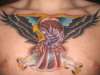 Spread Eagle on Chest tattoo