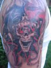 Title? whoa!  Um I don't know. tattoo