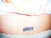 'amor' tattoo