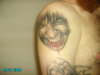 vampire/zombie chick,,,ron meyers tattoo