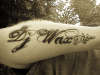 "DJ Wax" tattoo