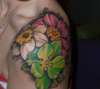 My Boys Flowers-cameroncrazies3x6 tattoo