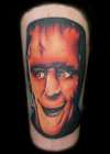 Hermann Munster tattoo