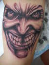 joker! old school! tattoo
